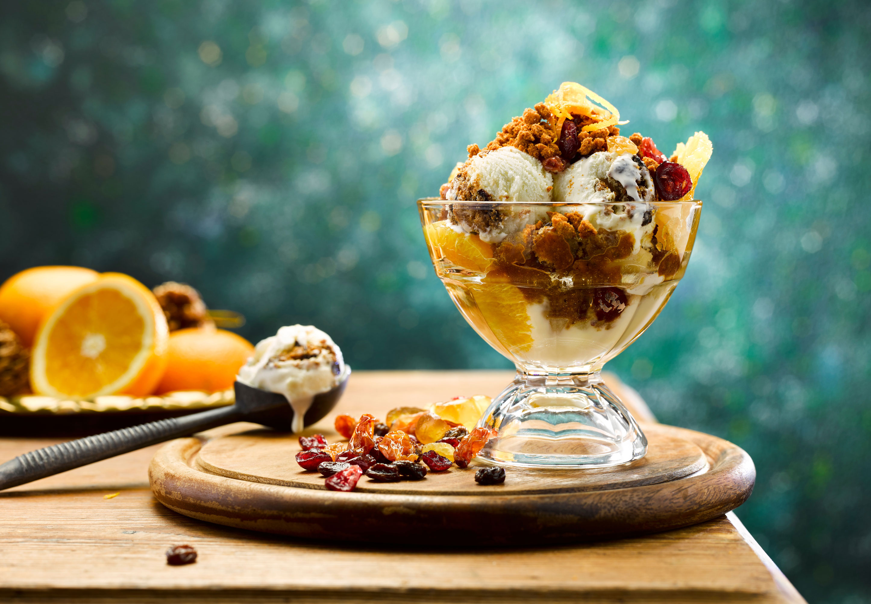 Yarde Farm | Sticky toffee Christmas pudding sundae